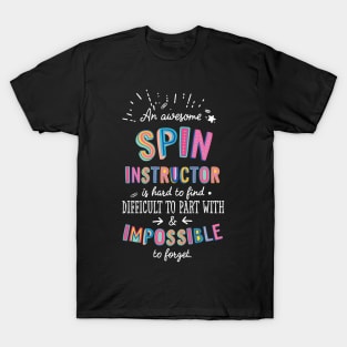 An awesome Spin Instructor Gift Idea - Impossible to Forget Quote T-Shirt